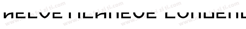 HELVETICANEUE CONDENDEDBOLD字体转换